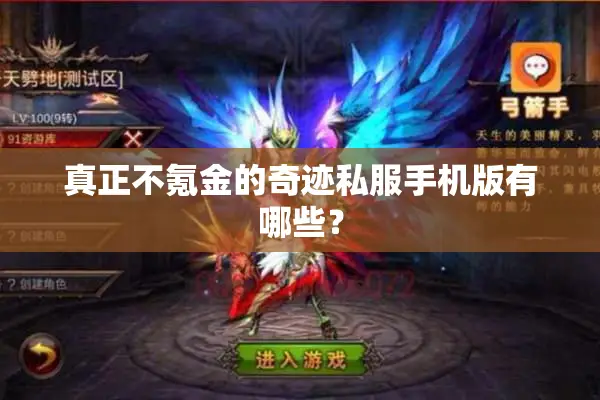 真正不氪金的奇迹私服手机版有哪些？