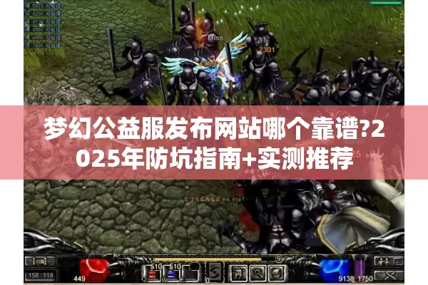 梦幻公益服发布网站哪个靠谱?2025年防坑指南+实测推荐