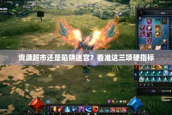 资源超市还是陷阱迷宫?看准这三项硬指标 资源超市还是陷阱迷宫?看准这三项硬指标