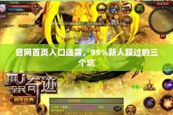 官网首页入口迷雾，99%新人踩过的三个坑