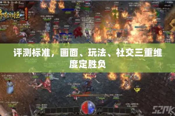 评测标准，画面、玩法、社交三重维度定胜负