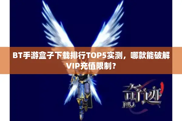 BT手游盒子下载排行TOP5实测，哪款能破解VIP充值限制？