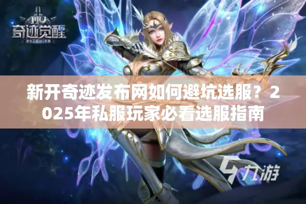 新开奇迹发布网如何避坑选服？2025年私服玩家必看选服指南