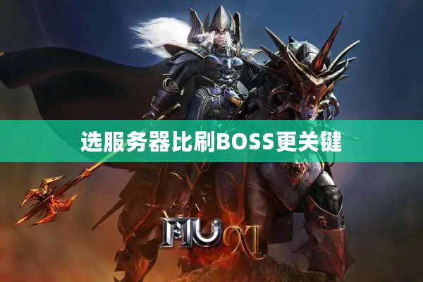 选服务器比刷BOSS更关键