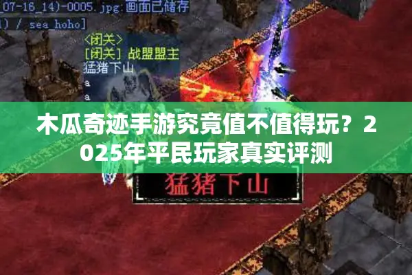 木瓜奇迹手游究竟值不值得玩？2025年平民玩家真实评测