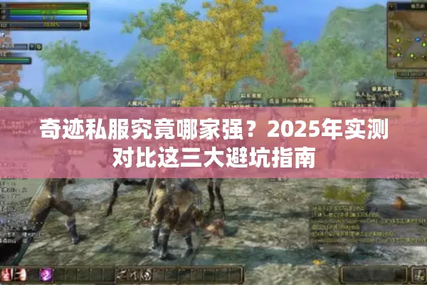奇迹私服究竟哪家强？2025年实测对比这三大避坑指南