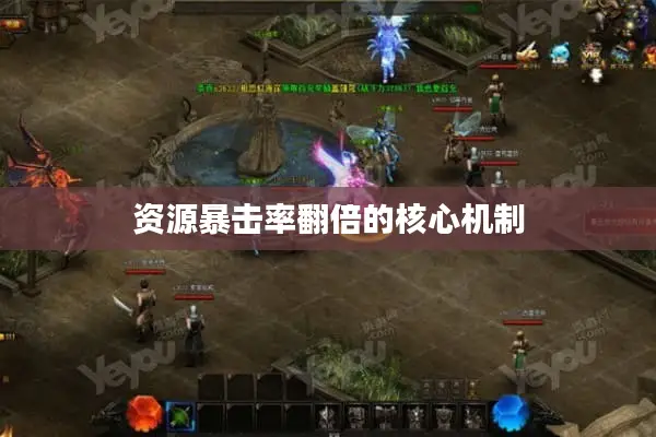 资源暴击率翻倍的核心机制