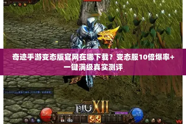 奇迹手游变态版官网在哪下载？变态服10倍爆率+一键满级真实测评