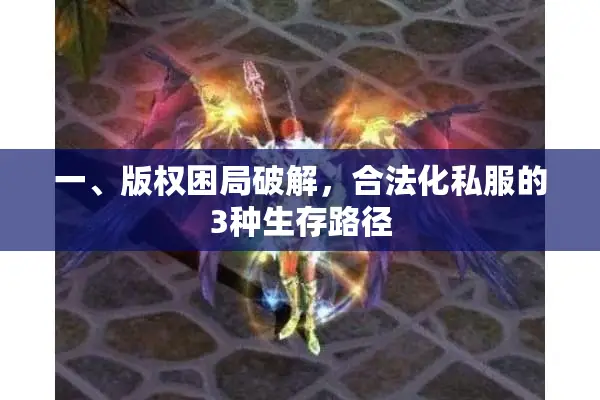 一、版权困局破解，合法化私服的3种生存路径