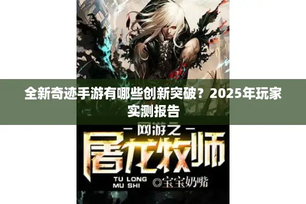 全新奇迹手游有哪些创新突破？2025年玩家实测报告