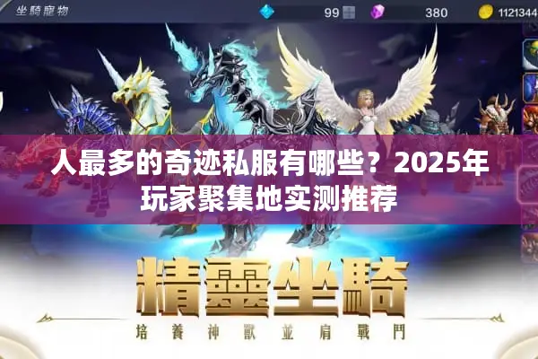 人最多的奇迹私服有哪些?2025年玩家聚集地实测推荐 人最多的奇迹私服有哪些?2025年玩家聚集地实测推荐