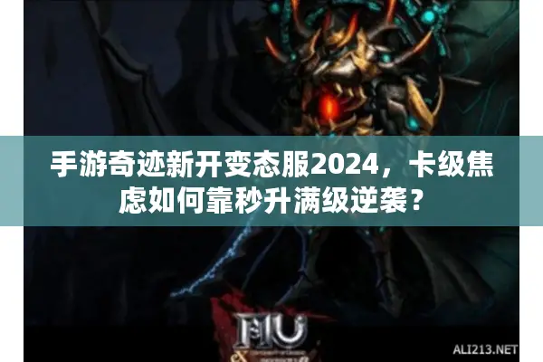 手游奇迹新开变态服2024，卡级焦虑如何靠秒升满级逆袭？