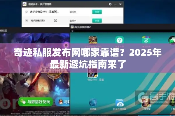 奇迹私服发布网哪家靠谱？2025年最新避坑指南来了