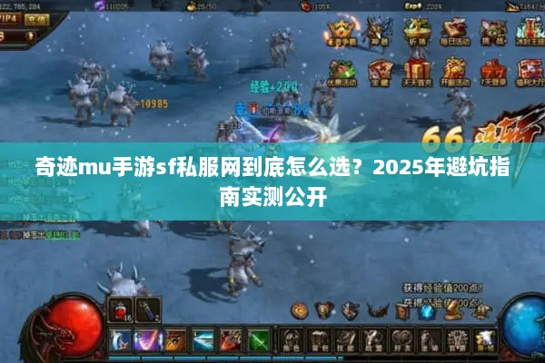 奇迹mu手游sf私服网到底怎么选？2025年避坑指南实测公开