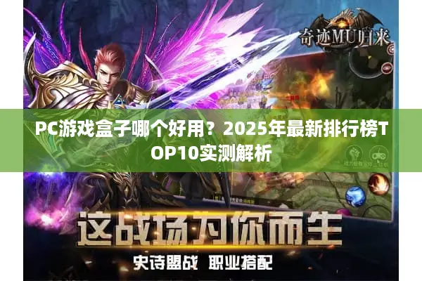 PC游戏盒子哪个好用？2025年最新排行榜TOP10实测解析
