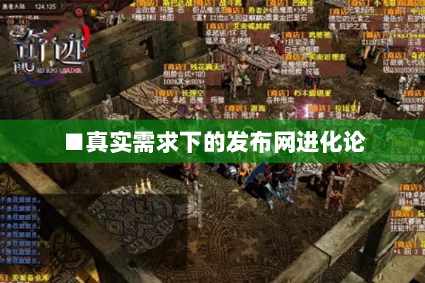 ■真实需求下的发布网进化论