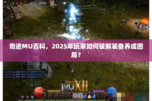 奇迹MU百科，2025年玩家如何破解装备养成困局？