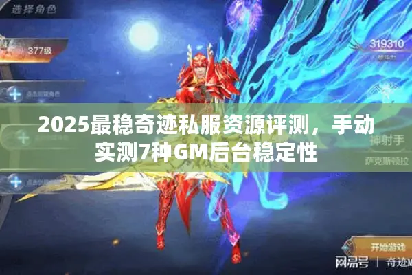 2025最稳奇迹私服资源评测，手动实测7种GM后台稳定性