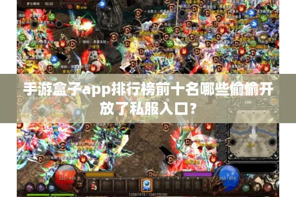 手游盒子app排行榜前十名哪些偷偷开放了私服入口? 手游盒子app排行榜前十名哪些偷偷开放了私服入口?