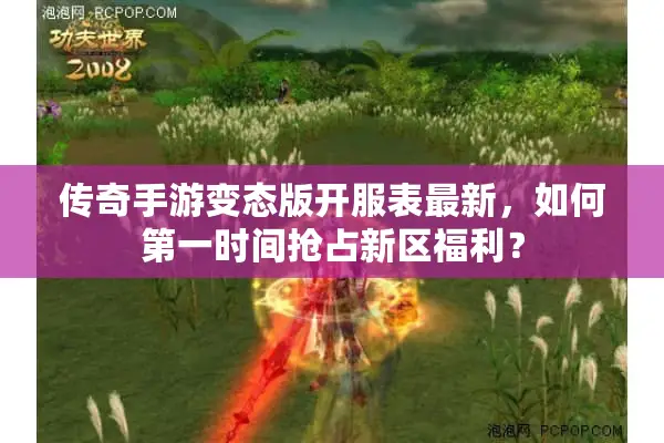 传奇手游变态版开服表最新，如何第一时间抢占新区福利？