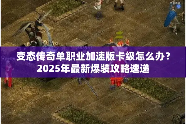 变态传奇单职业加速版卡级怎么办？2025年最新爆装攻略速递