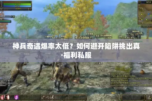 神兵奇遇爆率太低？如何避开陷阱挑出真·福利私服