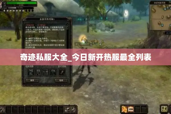 奇迹私服大全_今日新开热服最全列表