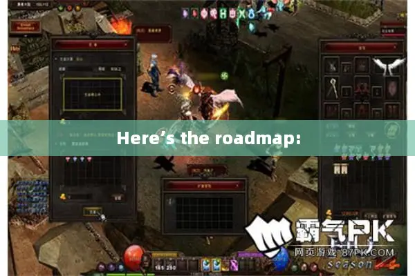 Here’s the roadmap:
