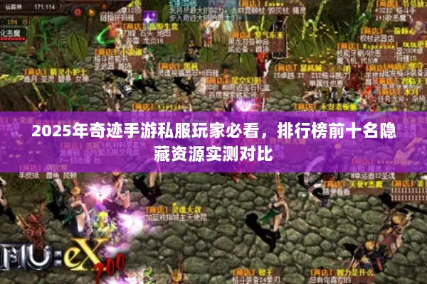 2025年奇迹手游私服玩家必看，排行榜前十名隐藏资源实测对比
