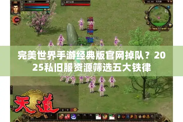完美世界手游经典版官网掉队？2025私旧服资源筛选五大铁律
