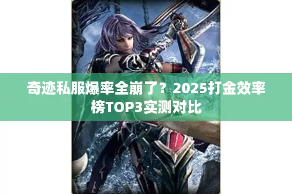 奇迹私服爆率全崩了?2025打金效率榜TOP3实测对比 奇迹私服爆率全崩了?2025打金效率榜TOP3实测对比