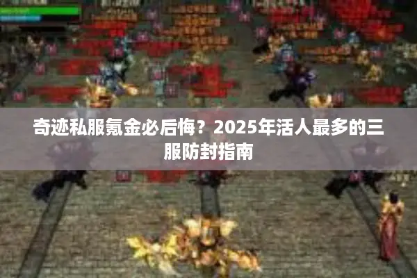 奇迹私服氪金必后悔？2025年活人最多的三服防封指南