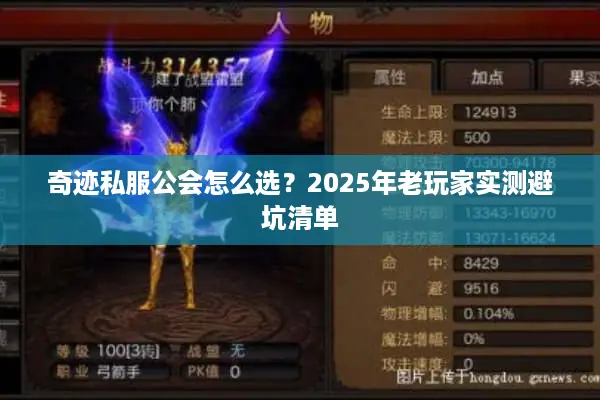 奇迹私服公会怎么选？2025年老玩家实测避坑清单