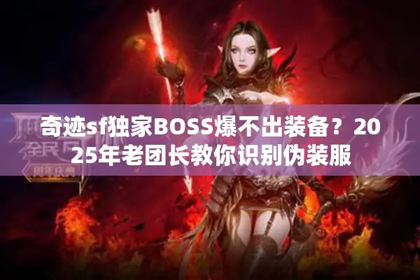 奇迹sf独家BOSS爆不出装备？2025年老团长教你识别伪装服