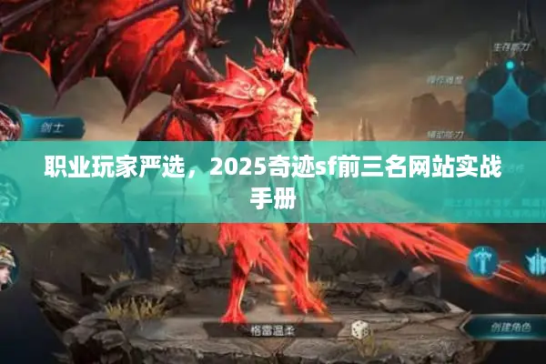 职业玩家严选，2025奇迹sf前三名网站实战手册