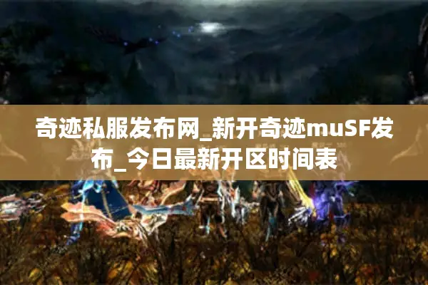 奇迹私服发布网_新开奇迹muSF发布_今日最新开区时间表