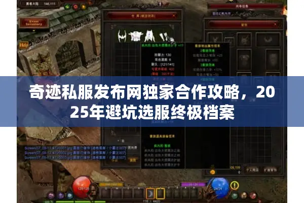 奇迹私服发布网独家合作攻略，2025年避坑选服终极档案
