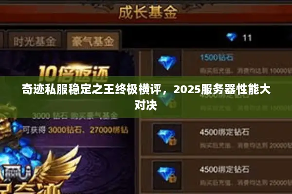 奇迹私服稳定之王终极横评,2025服务器性能大对决 奇迹私服稳定之王终极横评,2025服务器性能大对决