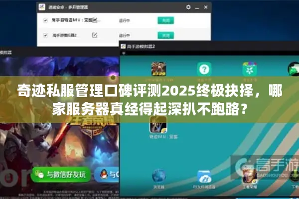 奇迹私服管理口碑评测2025终极抉择，哪家服务器真经得起深扒不跑路？