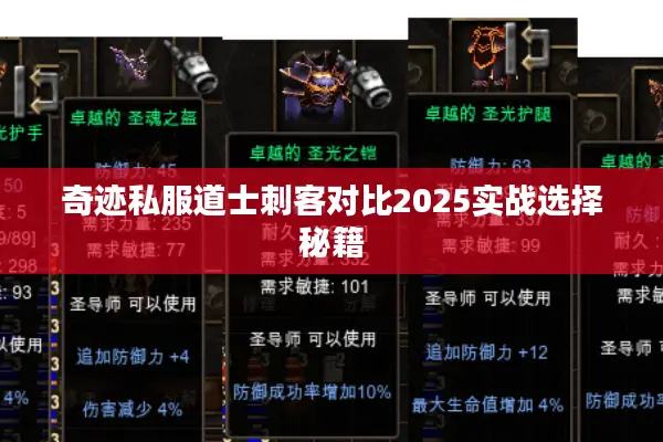 奇迹私服道士刺客对比2025实战选择秘籍