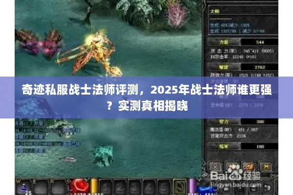 奇迹私服战士法师评测，2025年战士法师谁更强？实测真相揭晓