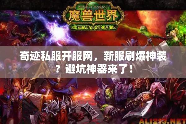 奇迹私服开服网，新服刷爆神装？避坑神器来了！