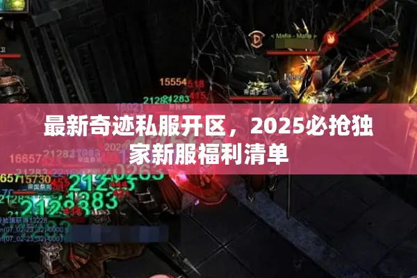 最新奇迹私服开区，2025必抢独家新服福利清单