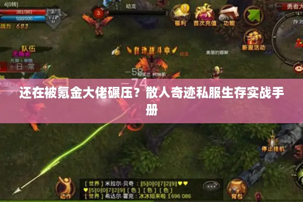 还在被氪金大佬碾压?散人奇迹私服生存实战手册 还在被氪金大佬碾压?散人奇迹私服生存实战手册