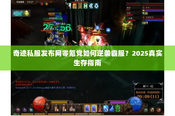 奇迹私服发布网零氪党如何逆袭霸服？2025真实生存指南