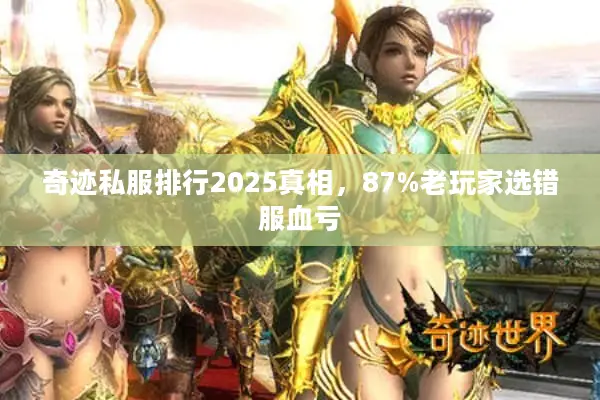 奇迹私服排行2025真相，87%老玩家选错服血亏