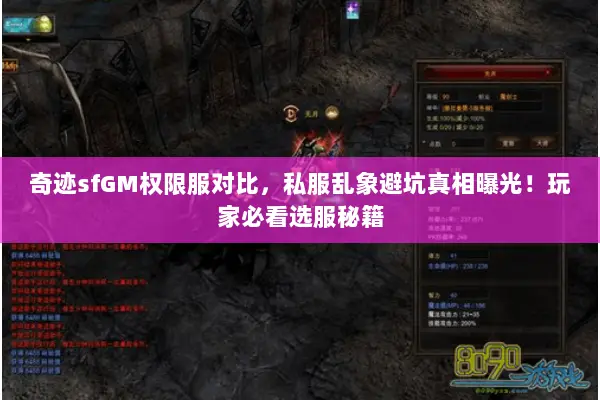 奇迹sfGM权限服对比，私服乱象避坑真相曝光！玩家必看选服秘籍