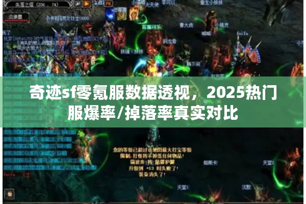 奇迹sf零氪服数据透视，2025热门服爆率/掉落率真实对比