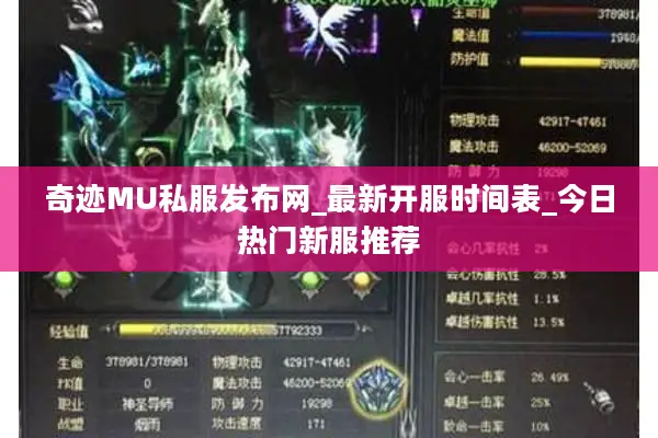 奇迹MU私服发布网_最新开服时间表_今日热门新服推荐