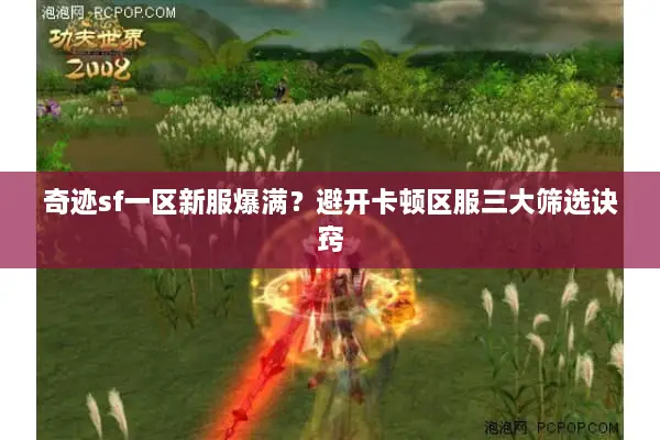 奇迹sf一区新服爆满？避开卡顿区服三大筛选诀窍